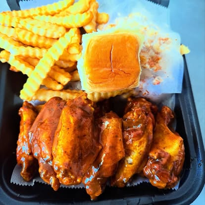 Honey-Glazed Ribs & Fries