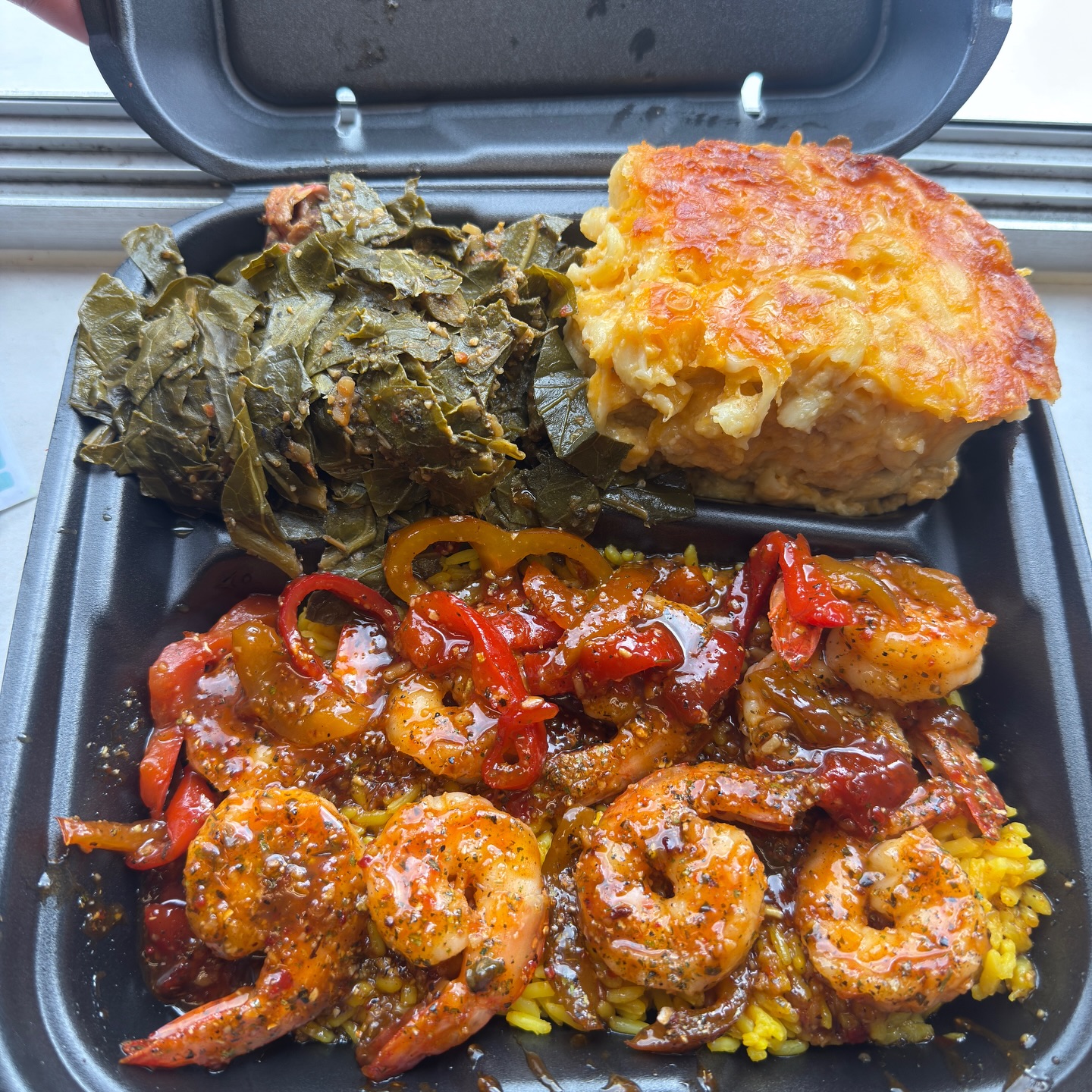 Hand-plated golden fried chicken